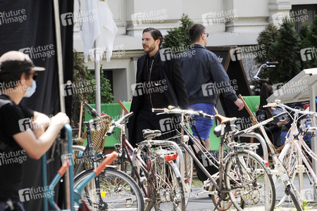 Dreharbeiten 'Nebenan' in Berlin