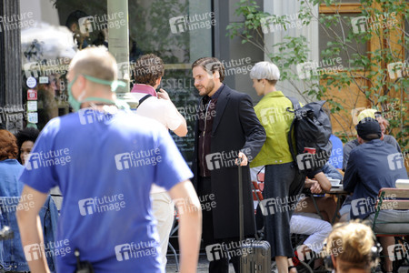 Dreharbeiten 'Nebenan' in Berlin