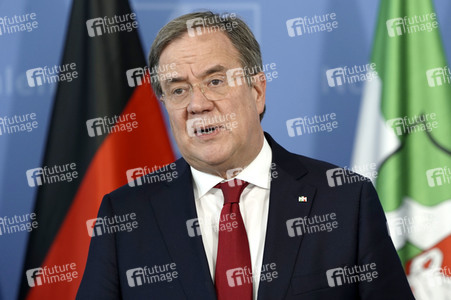 Pressestatement von Armin Laschet in Düsseldorf