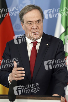 Pressestatement von Armin Laschet in Düsseldorf