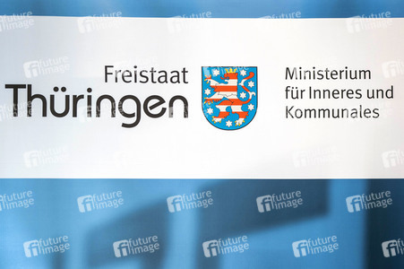 Pressekonferenz zur Innenministerkonferenz Thüringen 2020 in Erfurt