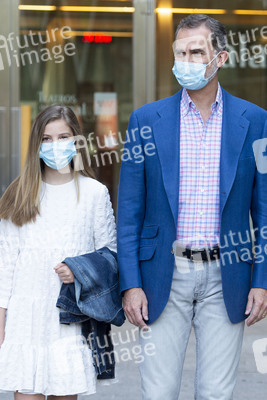 Royals besuchen die Flamenco-Show 'Fandango Avenue' in Madrid