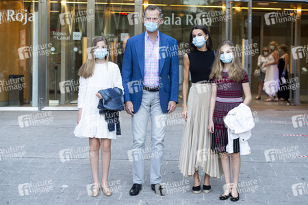 Royals besuchen die Flamenco-Show 'Fandango Avenue' in Madrid