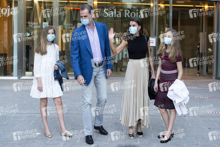 Royals besuchen die Flamenco-Show 'Fandango Avenue' in Madrid