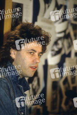 Pressekonferenz mit Bob Geldof in London