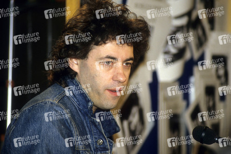 Pressekonferenz mit Bob Geldof in London