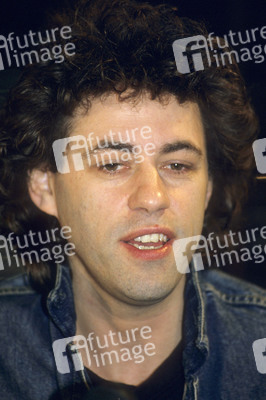 Pressekonferenz mit Bob Geldof in London