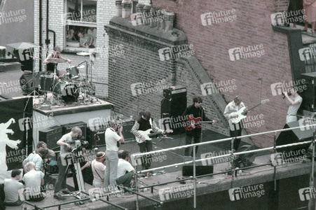 Rooftop-Konzert von Echo & the Bunnymen in London