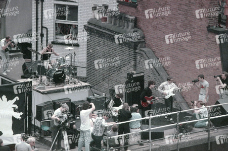 Rooftop-Konzert von Echo & the Bunnymen in London