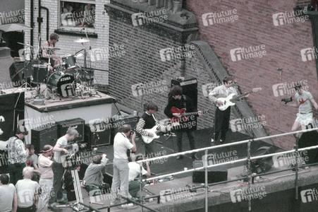 Rooftop-Konzert von Echo & the Bunnymen in London