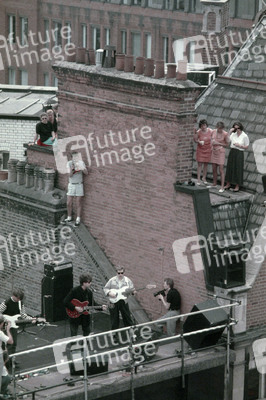 Rooftop-Konzert von Echo & the Bunnymen in London