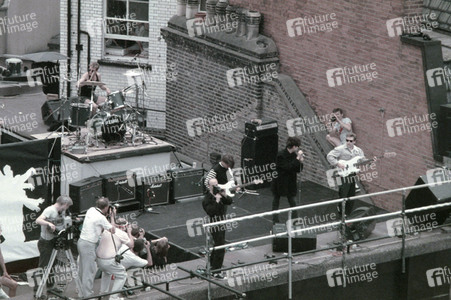Rooftop-Konzert von Echo & the Bunnymen in London