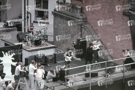 Rooftop-Konzert von Echo & the Bunnymen in London
