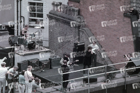 Rooftop-Konzert von Echo & the Bunnymen in London