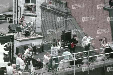 Rooftop-Konzert von Echo & the Bunnymen in London