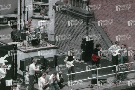 Rooftop-Konzert von Echo & the Bunnymen in London