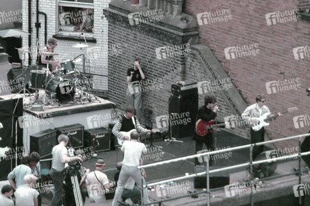 Rooftop-Konzert von Echo & the Bunnymen in London