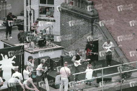 Rooftop-Konzert von Echo & the Bunnymen in London