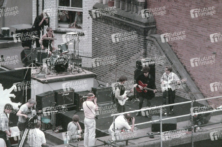 Rooftop-Konzert von Echo & the Bunnymen in London