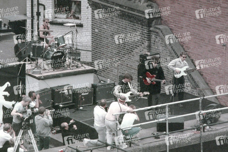 Rooftop-Konzert von Echo & the Bunnymen in London