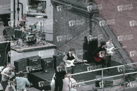 Rooftop-Konzert von Echo & the Bunnymen in London