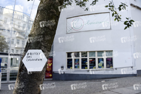 Aktion 'Rettet das Kino Colosseum' in Berlin