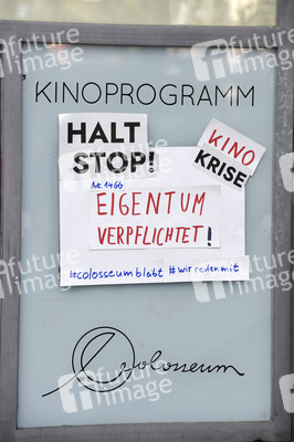 Aktion 'Rettet das Kino Colosseum' in Berlin