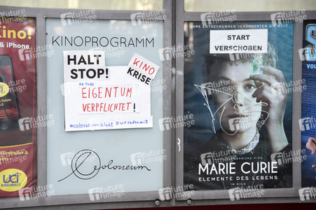 Aktion 'Rettet das Kino Colosseum' in Berlin