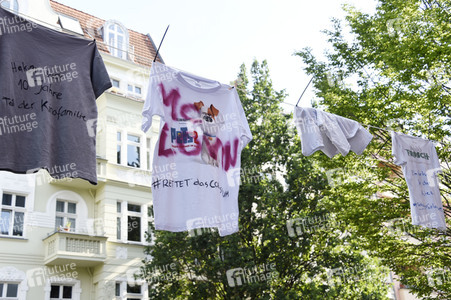 Aktion 'Rettet das Kino Colosseum' in Berlin