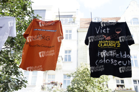 Aktion 'Rettet das Kino Colosseum' in Berlin