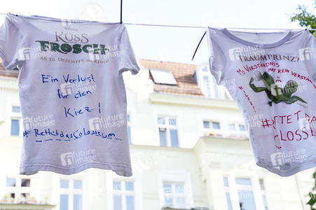 Aktion 'Rettet das Kino Colosseum' in Berlin