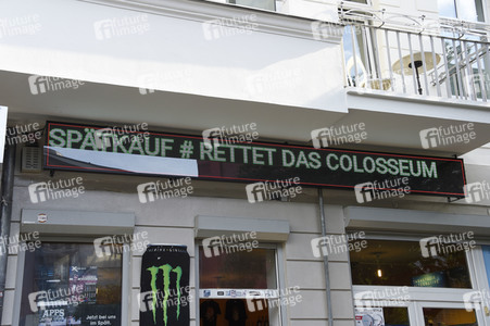 Aktion 'Rettet das Kino Colosseum' in Berlin