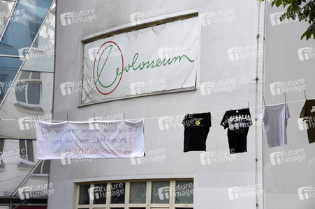 Aktion 'Rettet das Kino Colosseum' in Berlin