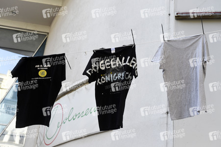 Aktion 'Rettet das Kino Colosseum' in Berlin