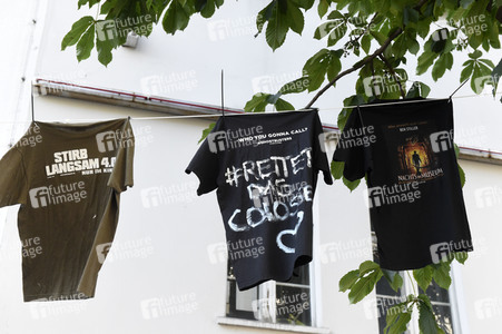 Aktion 'Rettet das Kino Colosseum' in Berlin