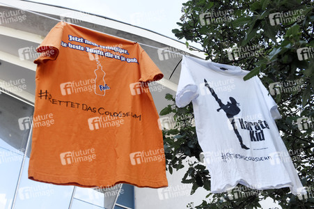 Aktion 'Rettet das Kino Colosseum' in Berlin