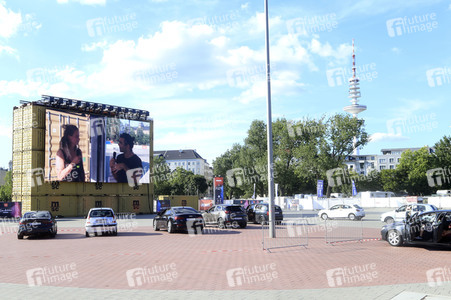 Autokino-Screening des Films 'Tschick' in Hamburg