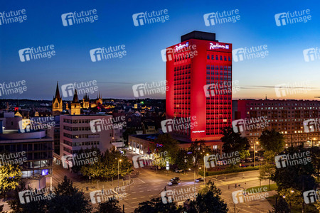 Aktion 'Night of Light' in Erfurt