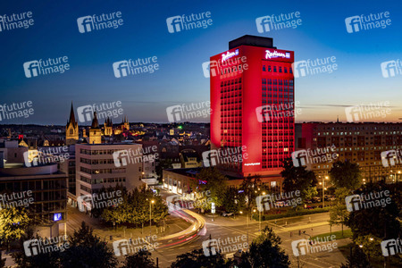 Aktion 'Night of Light' in Erfurt