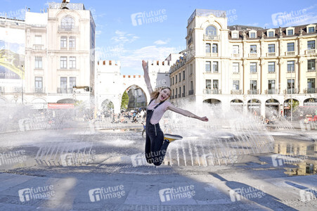Fotoshooting mit Julia Gruber in München