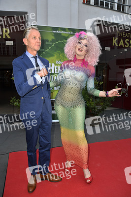 Zieleinlauf der Aktion '750 Kulturkilometer' in Berlin