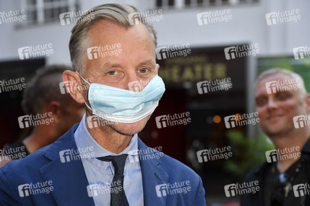 Zieleinlauf der Aktion '750 Kulturkilometer' in Berlin