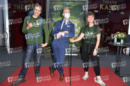 Zieleinlauf der Aktion '750 Kulturkilometer' in Berlin