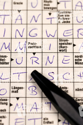 Symbolfoto Kreuzworträtsel