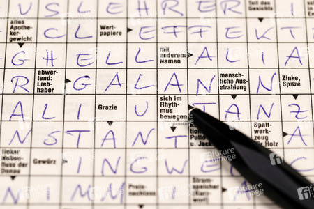 Symbolfoto Kreuzworträtsel