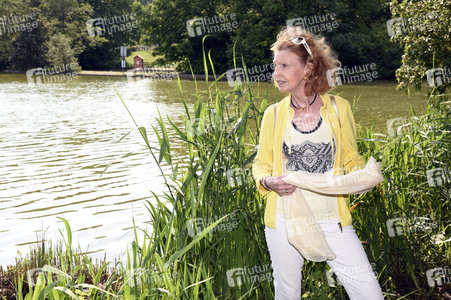 Jutta Kammann bei einem Fototermin in München