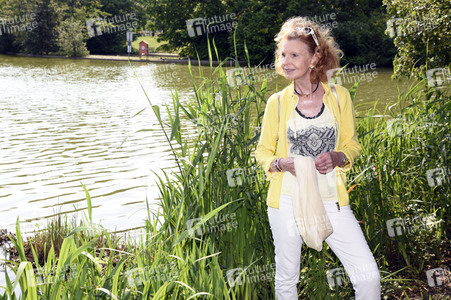 Jutta Kammann bei einem Fototermin in München