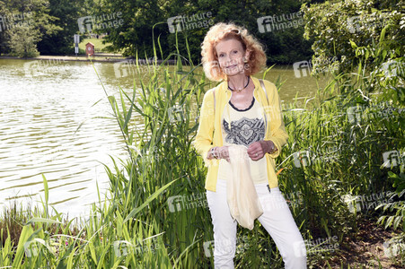 Jutta Kammann bei einem Fototermin in München