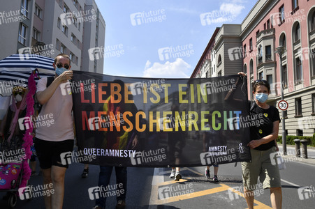 Demonstration 'Berlin Pride 2020' in Berlin