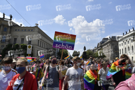 Demonstration 'Berlin Pride 2020' in Berlin